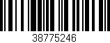 Código de barras (EAN, GTIN, SKU, ISBN): '38775246'