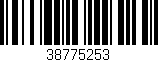 Código de barras (EAN, GTIN, SKU, ISBN): '38775253'