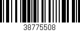 Código de barras (EAN, GTIN, SKU, ISBN): '38775508'
