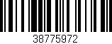 Código de barras (EAN, GTIN, SKU, ISBN): '38775972'