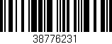 Código de barras (EAN, GTIN, SKU, ISBN): '38776231'