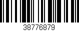 Código de barras (EAN, GTIN, SKU, ISBN): '38776879'