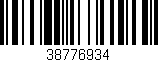 Código de barras (EAN, GTIN, SKU, ISBN): '38776934'