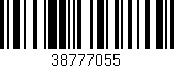 Código de barras (EAN, GTIN, SKU, ISBN): '38777055'