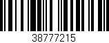 Código de barras (EAN, GTIN, SKU, ISBN): '38777215'