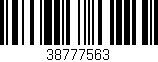 Código de barras (EAN, GTIN, SKU, ISBN): '38777563'