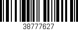 Código de barras (EAN, GTIN, SKU, ISBN): '38777627'