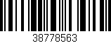 Código de barras (EAN, GTIN, SKU, ISBN): '38778563'