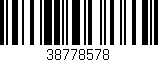 Código de barras (EAN, GTIN, SKU, ISBN): '38778578'