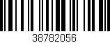 Código de barras (EAN, GTIN, SKU, ISBN): '38782056'