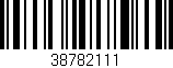 Código de barras (EAN, GTIN, SKU, ISBN): '38782111'