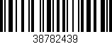 Código de barras (EAN, GTIN, SKU, ISBN): '38782439'