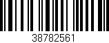 Código de barras (EAN, GTIN, SKU, ISBN): '38782561'