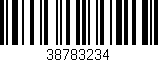 Código de barras (EAN, GTIN, SKU, ISBN): '38783234'