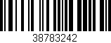 Código de barras (EAN, GTIN, SKU, ISBN): '38783242'