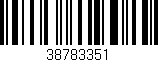 Código de barras (EAN, GTIN, SKU, ISBN): '38783351'