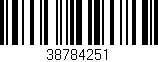 Código de barras (EAN, GTIN, SKU, ISBN): '38784251'