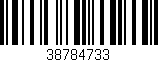 Código de barras (EAN, GTIN, SKU, ISBN): '38784733'
