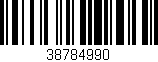 Código de barras (EAN, GTIN, SKU, ISBN): '38784990'