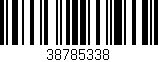 Código de barras (EAN, GTIN, SKU, ISBN): '38785338'