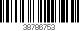 Código de barras (EAN, GTIN, SKU, ISBN): '38786753'