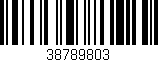 Código de barras (EAN, GTIN, SKU, ISBN): '38789803'