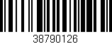 Código de barras (EAN, GTIN, SKU, ISBN): '38790126'