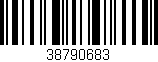 Código de barras (EAN, GTIN, SKU, ISBN): '38790683'
