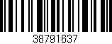 Código de barras (EAN, GTIN, SKU, ISBN): '38791637'