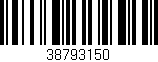 Código de barras (EAN, GTIN, SKU, ISBN): '38793150'