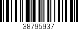 Código de barras (EAN, GTIN, SKU, ISBN): '38795937'