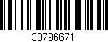 Código de barras (EAN, GTIN, SKU, ISBN): '38796671'