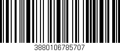 Código de barras (EAN, GTIN, SKU, ISBN): '3880106785707'
