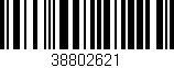 Código de barras (EAN, GTIN, SKU, ISBN): '38802621'