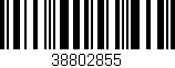 Código de barras (EAN, GTIN, SKU, ISBN): '38802855'
