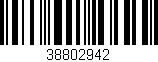Código de barras (EAN, GTIN, SKU, ISBN): '38802942'