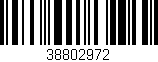 Código de barras (EAN, GTIN, SKU, ISBN): '38802972'