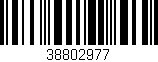 Código de barras (EAN, GTIN, SKU, ISBN): '38802977'