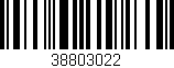 Código de barras (EAN, GTIN, SKU, ISBN): '38803022'