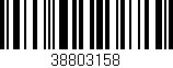 Código de barras (EAN, GTIN, SKU, ISBN): '38803158'