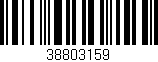 Código de barras (EAN, GTIN, SKU, ISBN): '38803159'