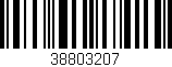 Código de barras (EAN, GTIN, SKU, ISBN): '38803207'