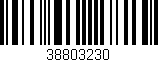 Código de barras (EAN, GTIN, SKU, ISBN): '38803230'