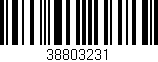 Código de barras (EAN, GTIN, SKU, ISBN): '38803231'