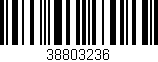 Código de barras (EAN, GTIN, SKU, ISBN): '38803236'