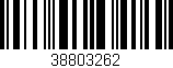 Código de barras (EAN, GTIN, SKU, ISBN): '38803262'