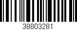 Código de barras (EAN, GTIN, SKU, ISBN): '38803281'
