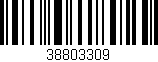 Código de barras (EAN, GTIN, SKU, ISBN): '38803309'