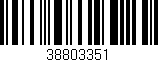 Código de barras (EAN, GTIN, SKU, ISBN): '38803351'
