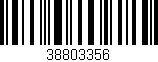 Código de barras (EAN, GTIN, SKU, ISBN): '38803356'